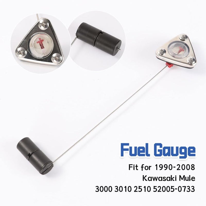 Creative.C Fuel Gauge Compatible with Kawasaki 1990-2008 Oil Gauge 3000 3010 2510 Compatible with Mule Accessories - Replaces Part Numbers 52005-0086 52005-0013 52005-1085 52005-0733 - Image 2